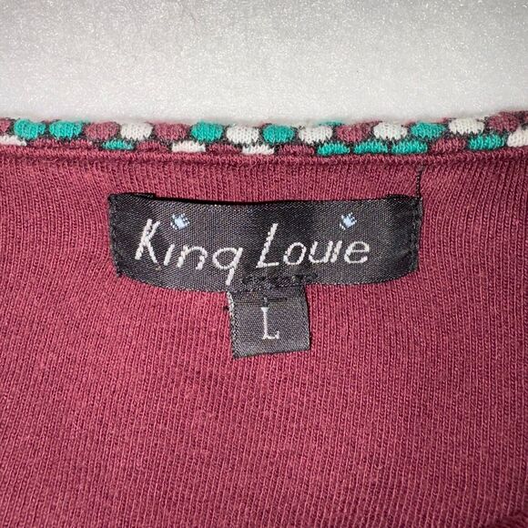King Louie Skirt Purple/Green/White Midi Skirt, Classic Mardi Gras colors, Large - Picture 6 of 7